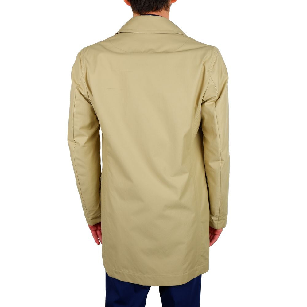 Elegant beige trench coat - a classic in the wardrobe