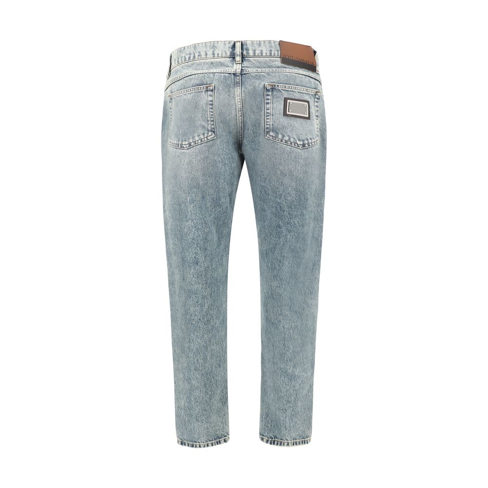 Dolce & Gabbana Jeans mit Worn-Effekt