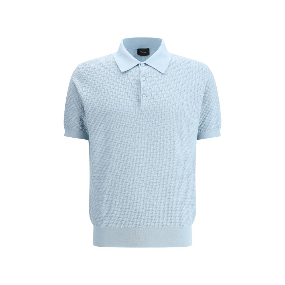 Brioni Polohemd mit gewebtem Muster