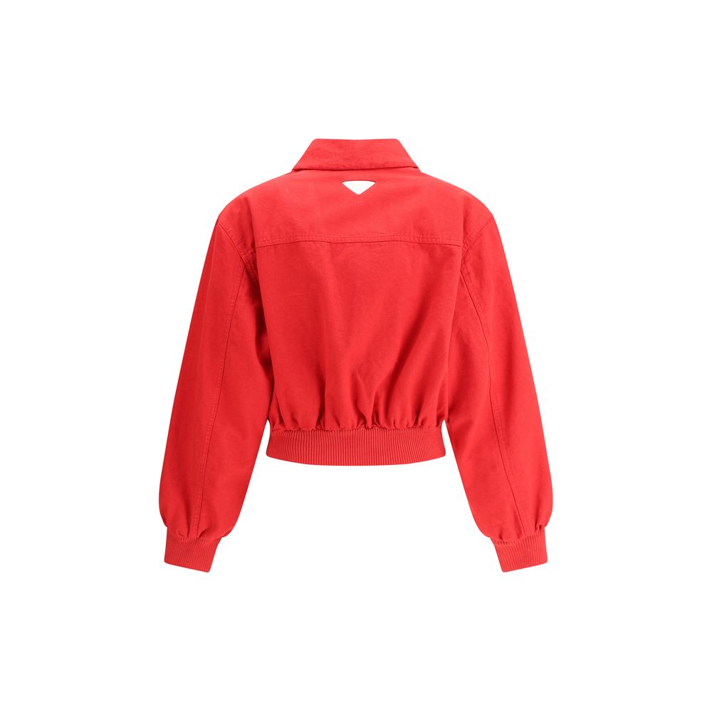 Prada Jacke mit ausgeschnittenem Logo
