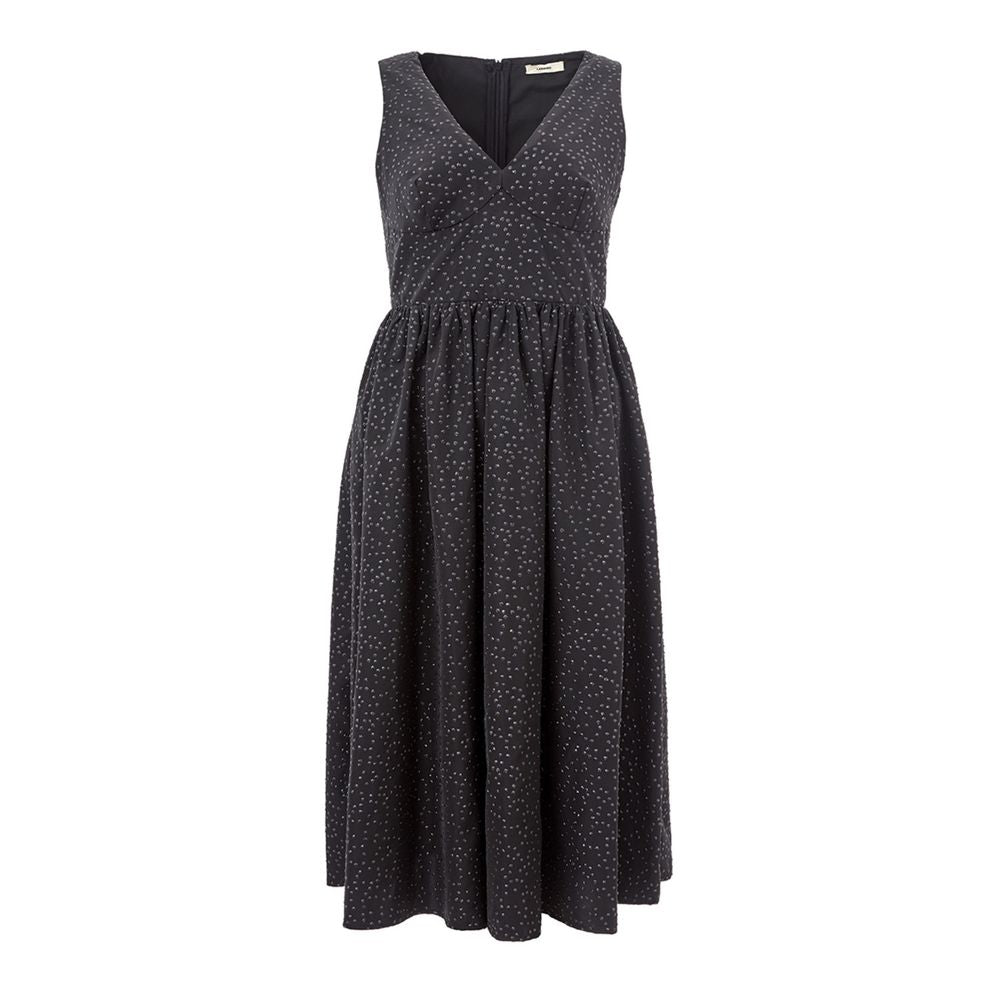Elegant black polyethylene dress
