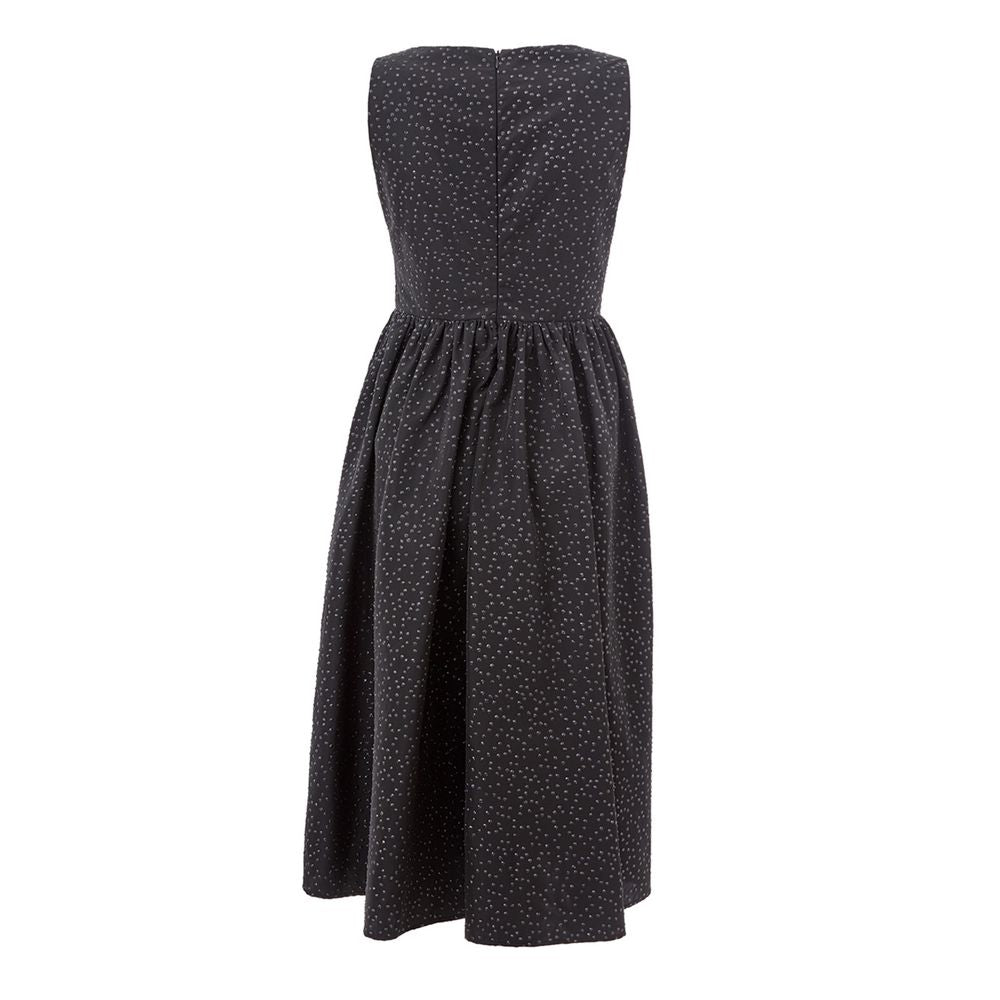 Elegant black polyethylene dress