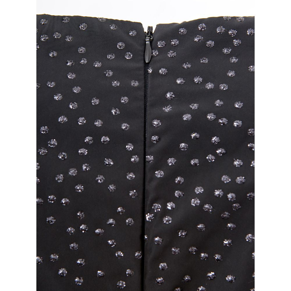 Elegant black polyethylene dress