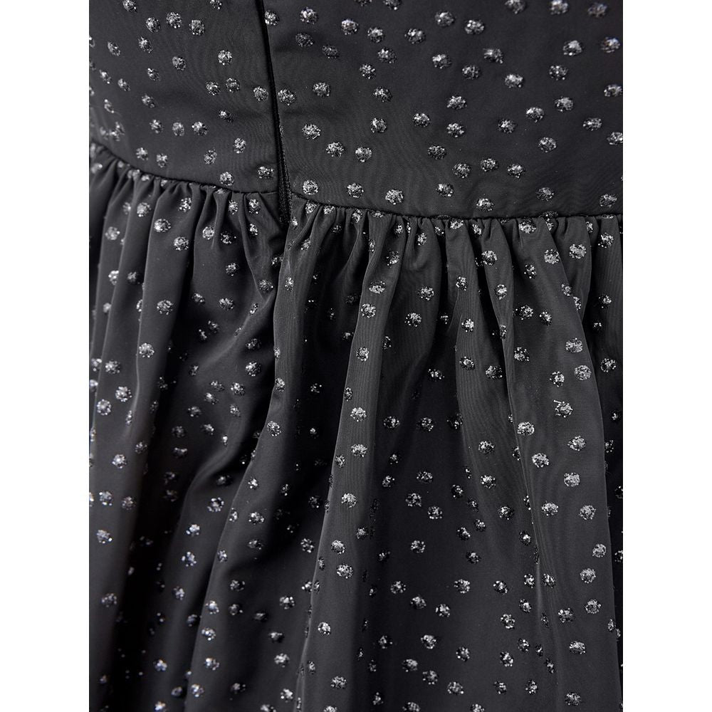 Elegant black polyethylene dress