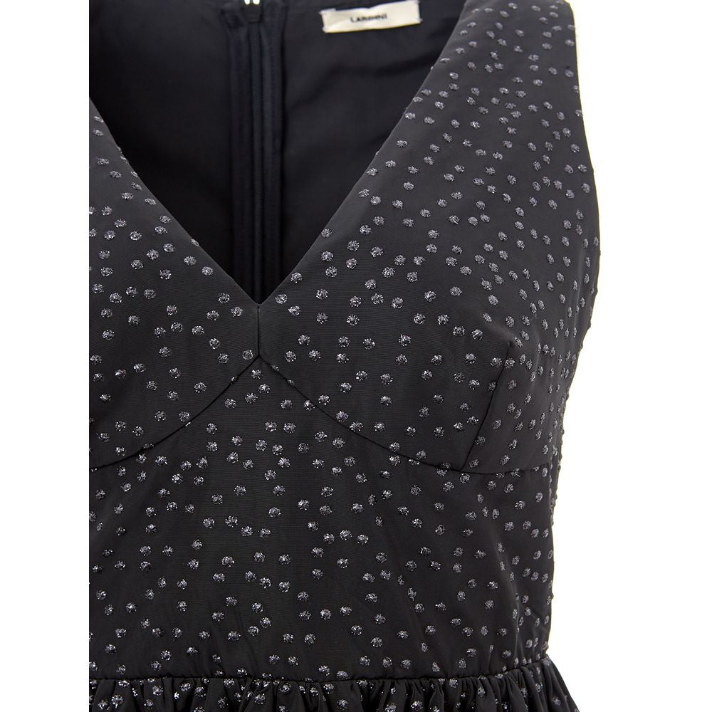 Elegant black polyethylene dress