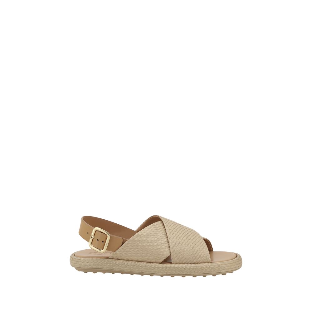 Tod's Raffia-Sandalen