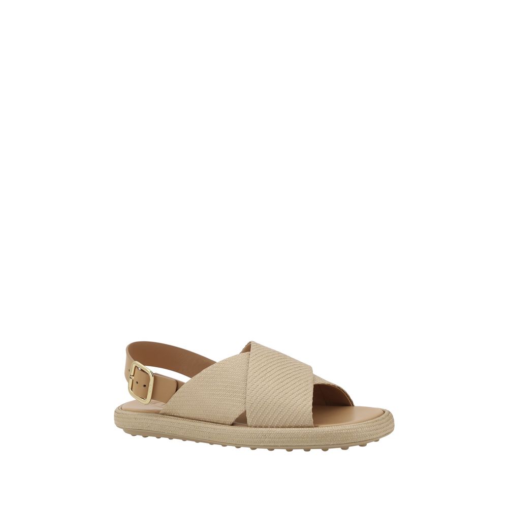 Tod's Raffia-Sandalen