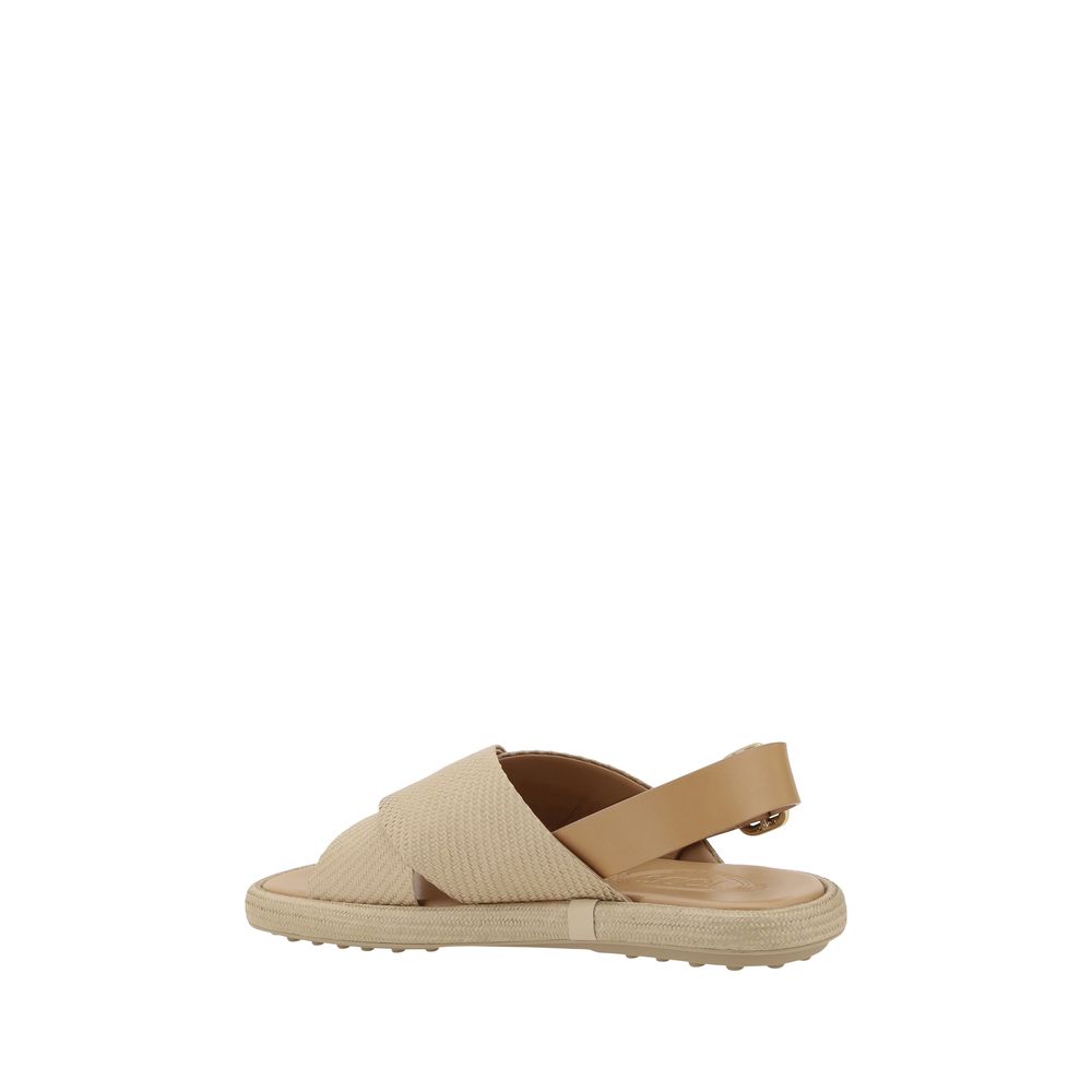Tod's Raffia-Sandalen