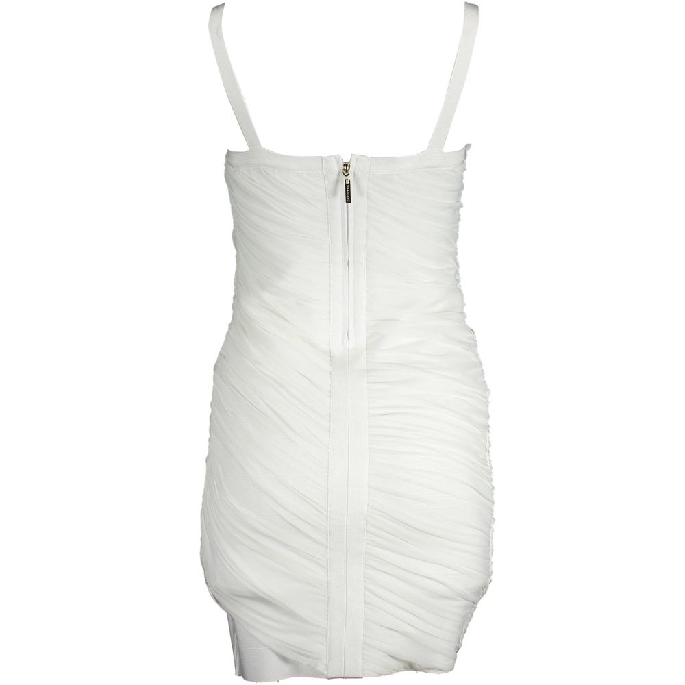 Marciano by Guess Weißes Viskose-Damen-Kleid