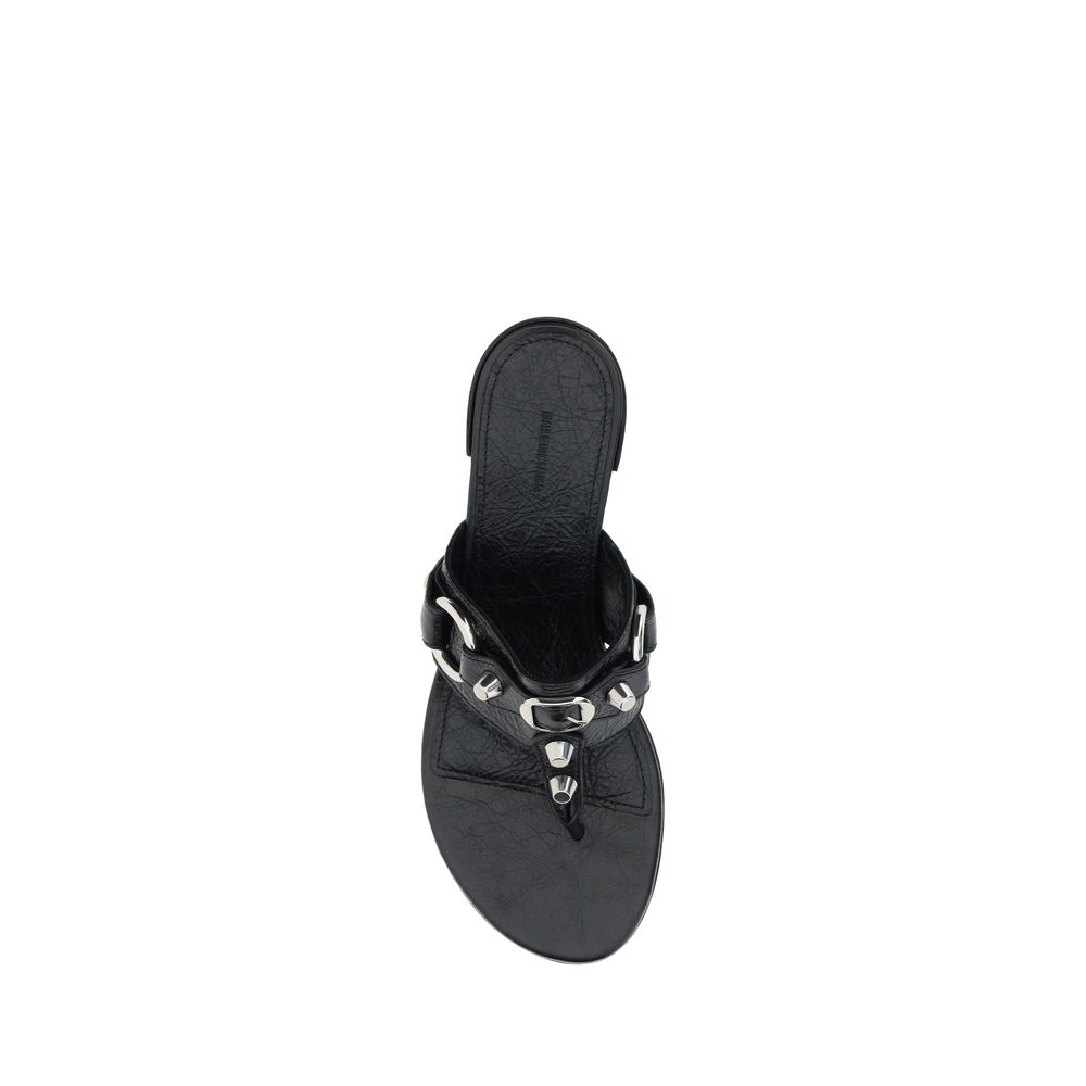 Balenciaga City-Zehenstegsandalen