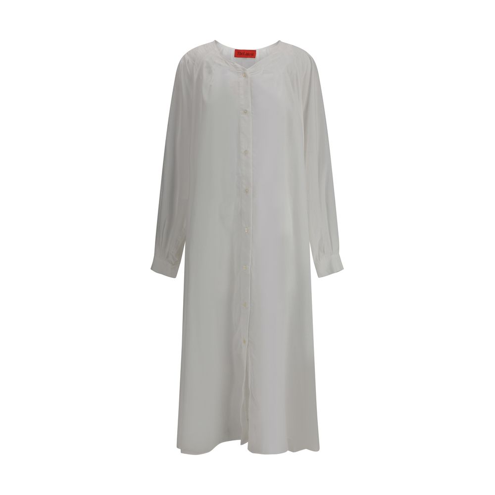 The Latest Baumwoll-Lon-Chemisier-Kleid