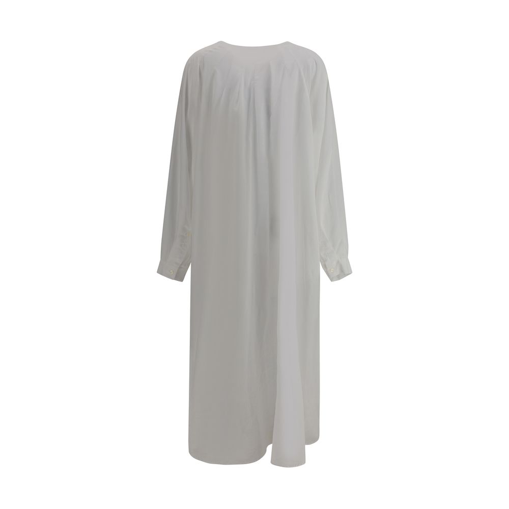 The Latest Baumwoll-Lon-Chemisier-Kleid