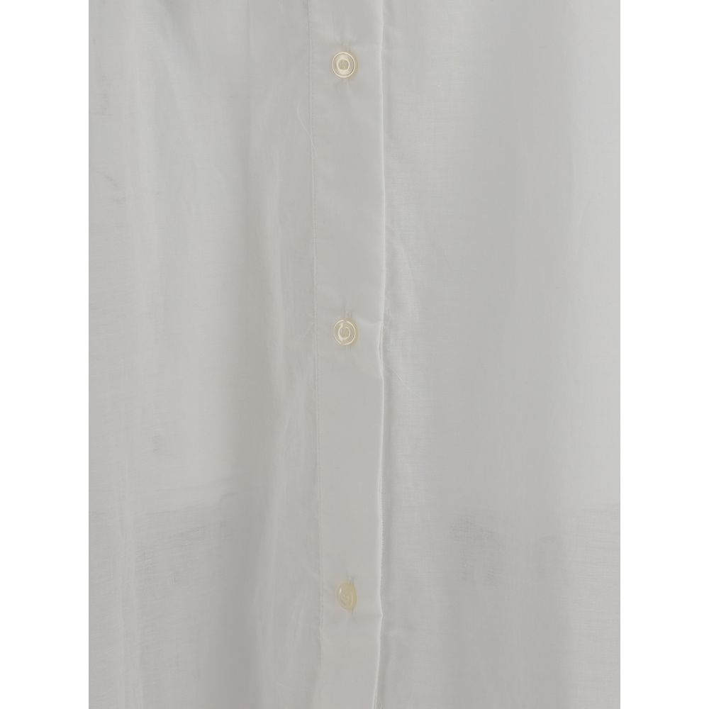 The Latest Baumwoll-Lon-Chemisier-Kleid
