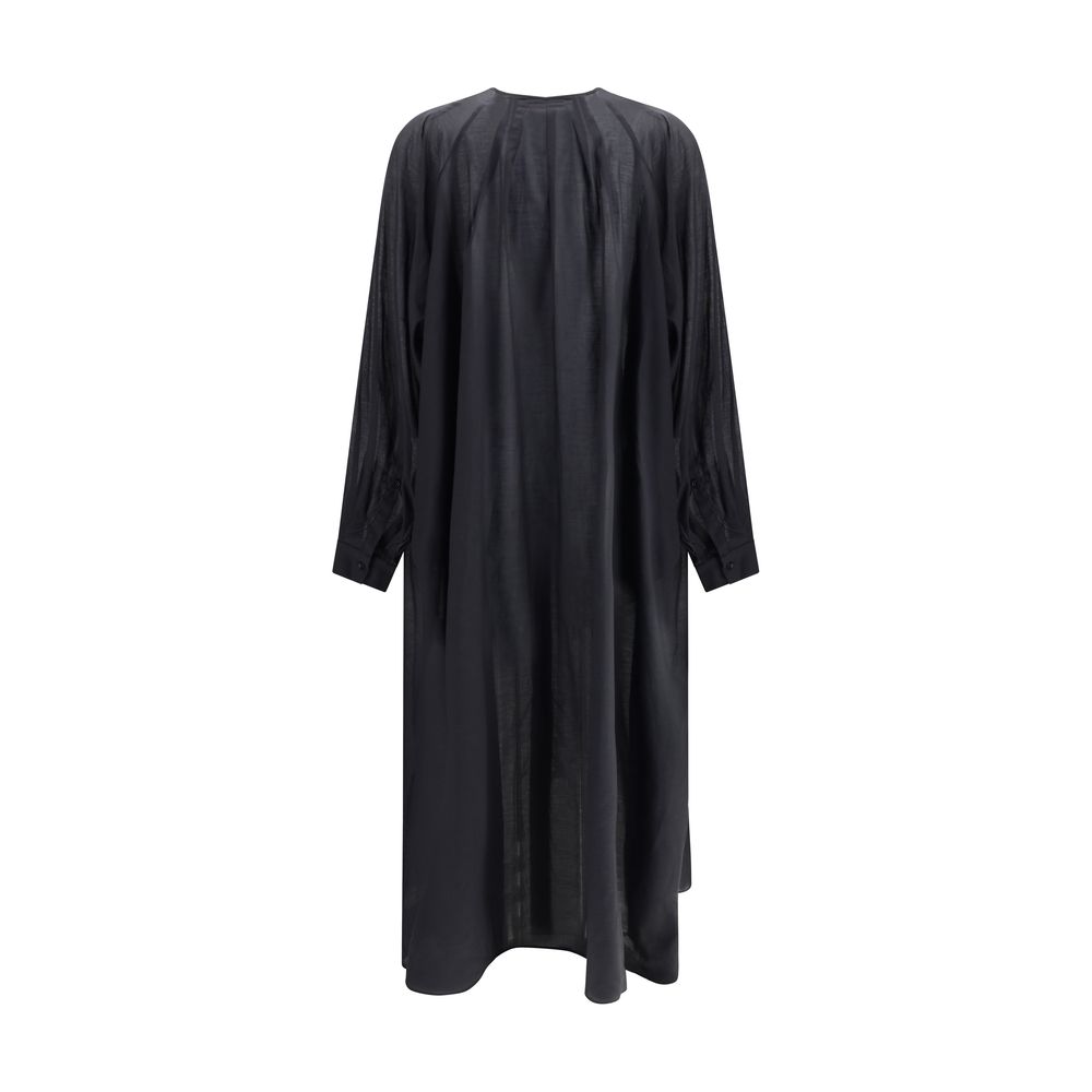 The Latest Baumwoll-Lon-Chemisier-Kleid