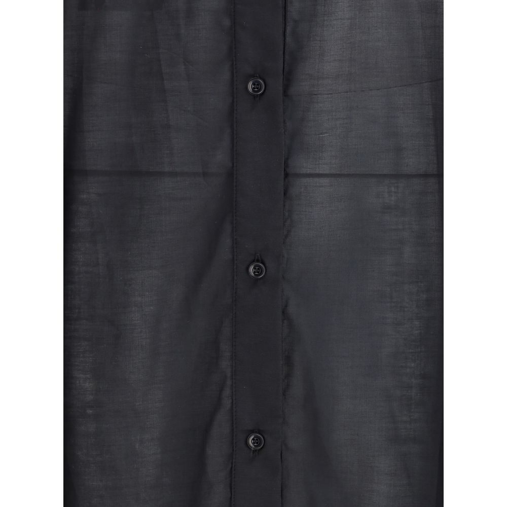 The Latest Baumwoll-Lon-Chemisier-Kleid