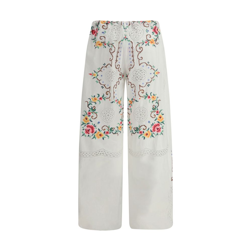 Ella Hose mit Blumendetails