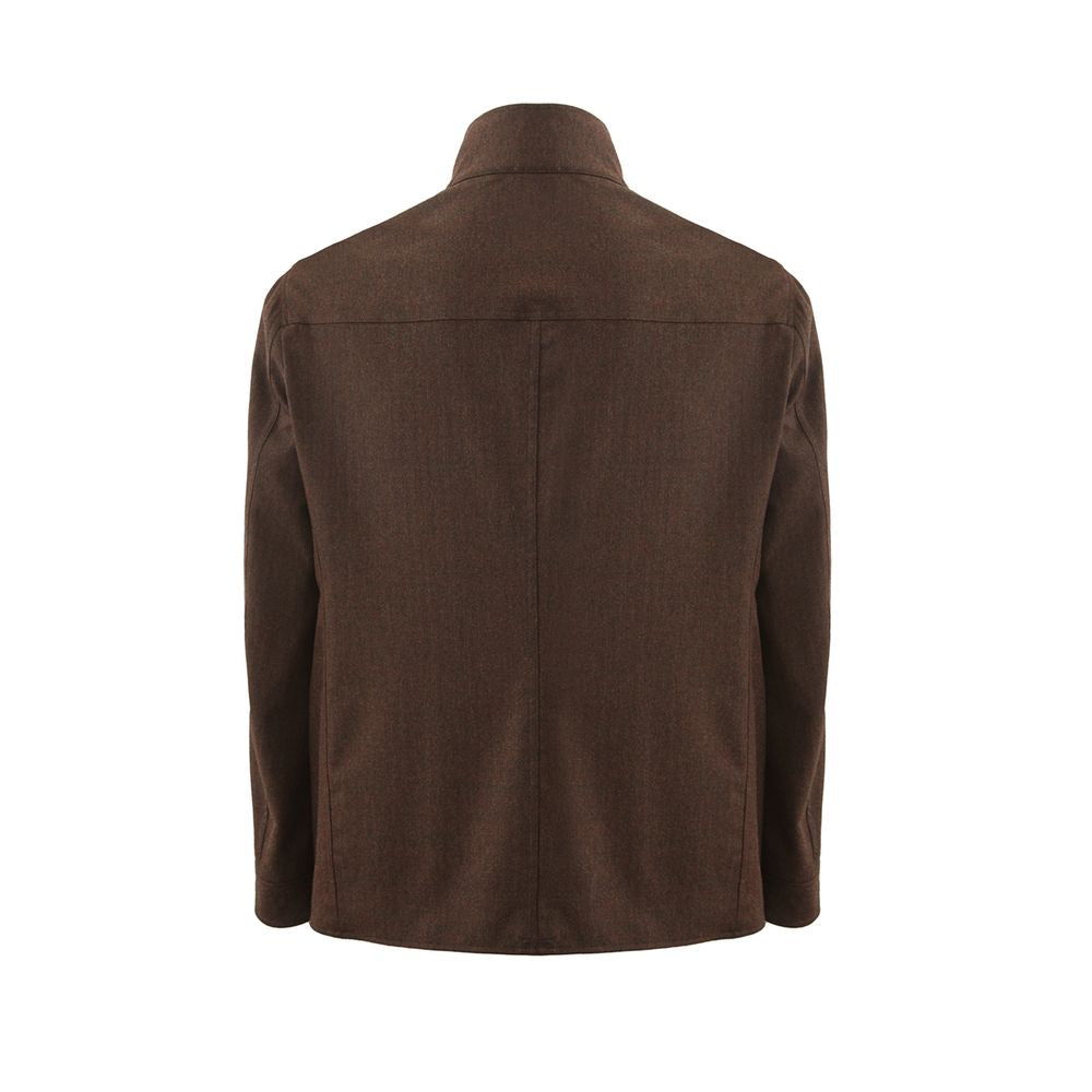 Elegant blue wool jacket for men