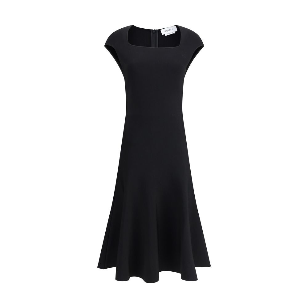 Alexander McQueen Ausgestelltes Minikleid