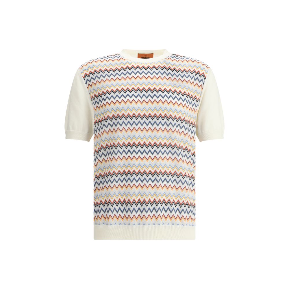 Missoni ZickZack-Muster Strick-T-Shirt