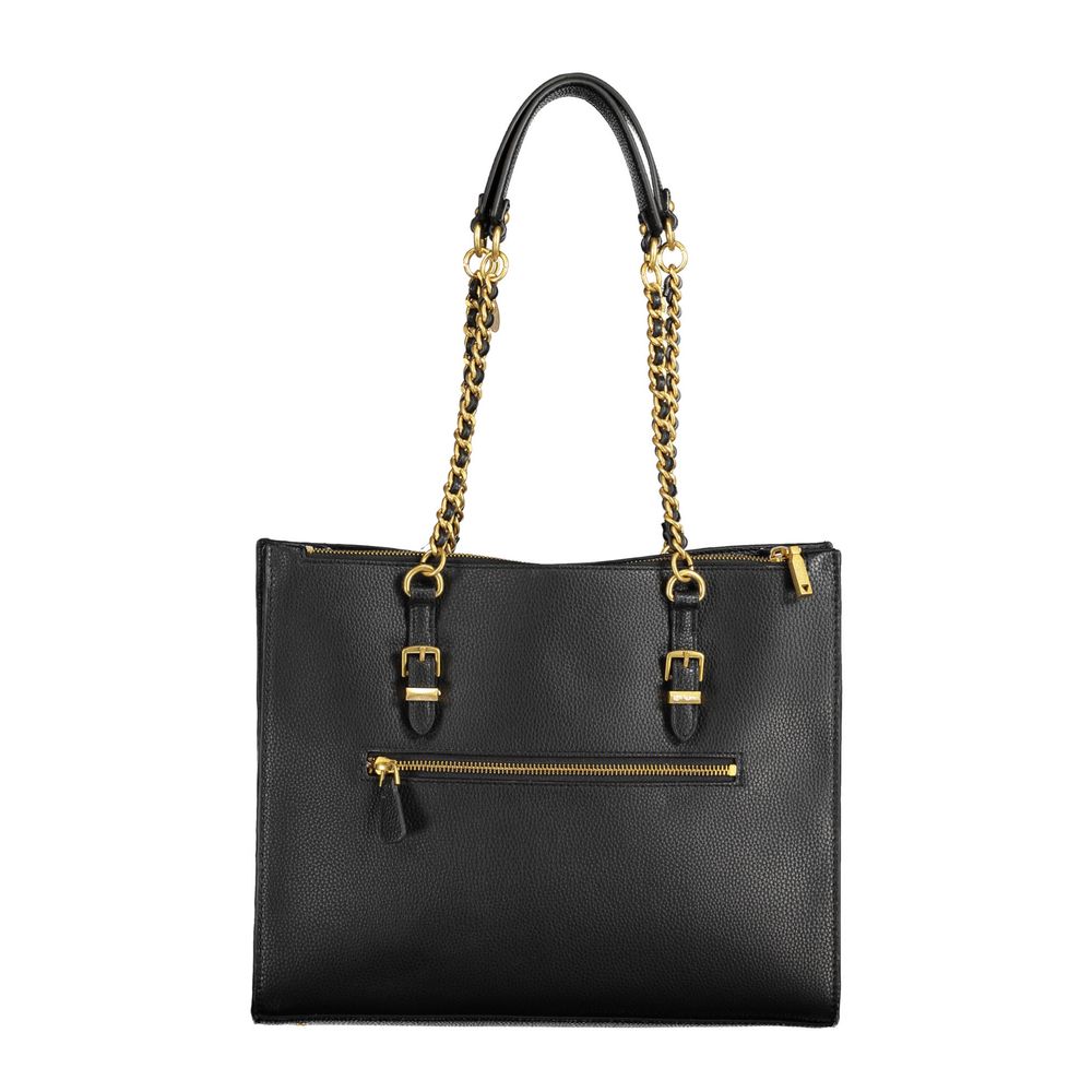 Guess Jeans Schwarz Polyethylen Frauen Handtasche