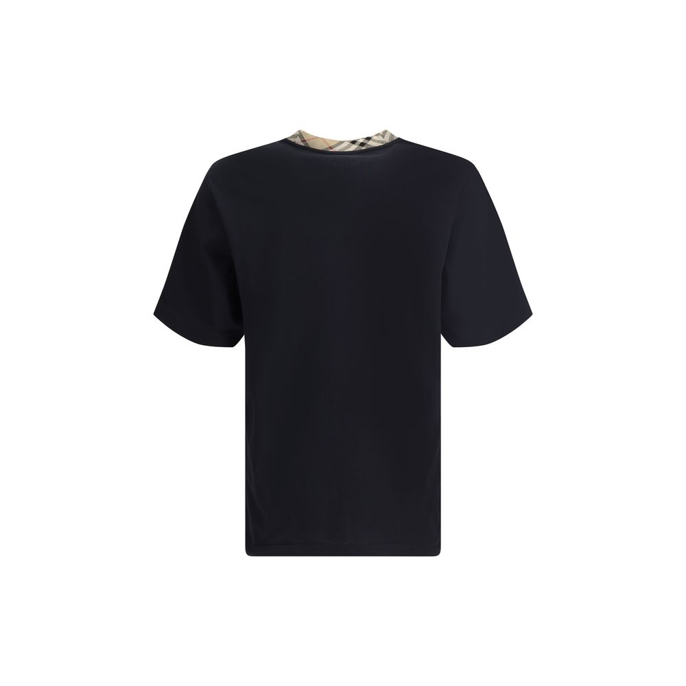 Burberry T-Shirt mit Archivio Check Kragen