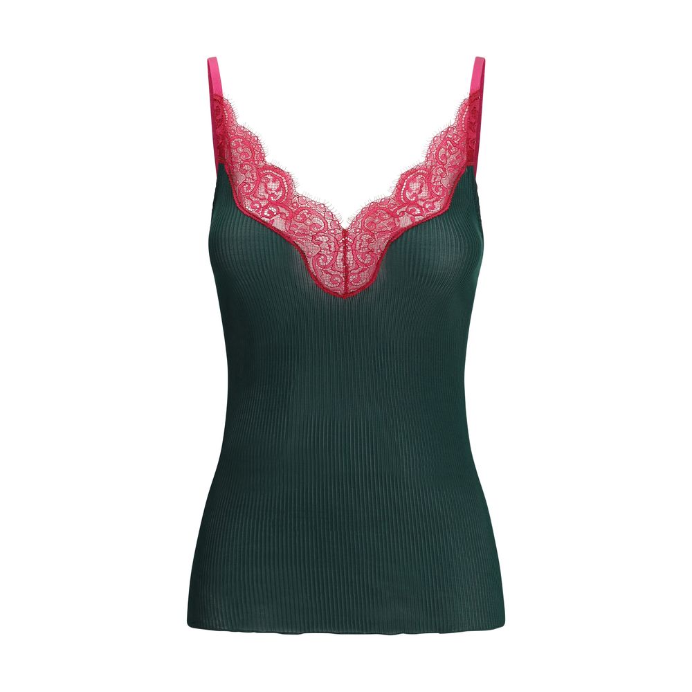 Saint Laurent Spitzen-Top