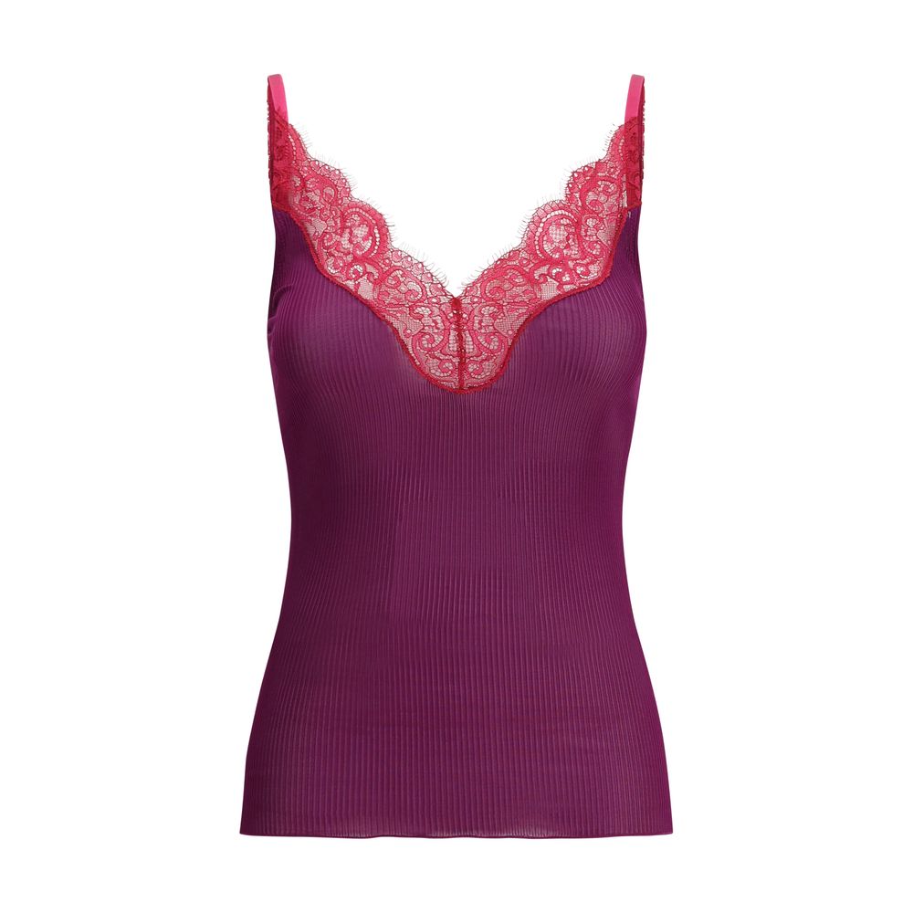 Saint Laurent Spitzen-Top