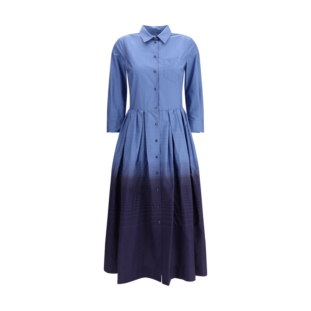 Sara Roka Chemisier langes Kleid