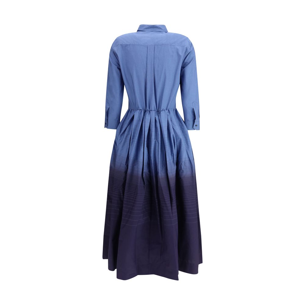 Sara Roka Chemisier langes Kleid