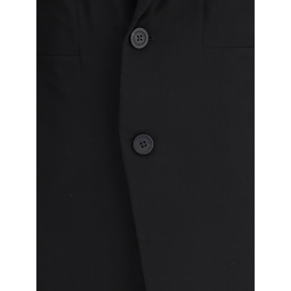 Rick Owens Langer Mantel aus Chiffon und Tüll
