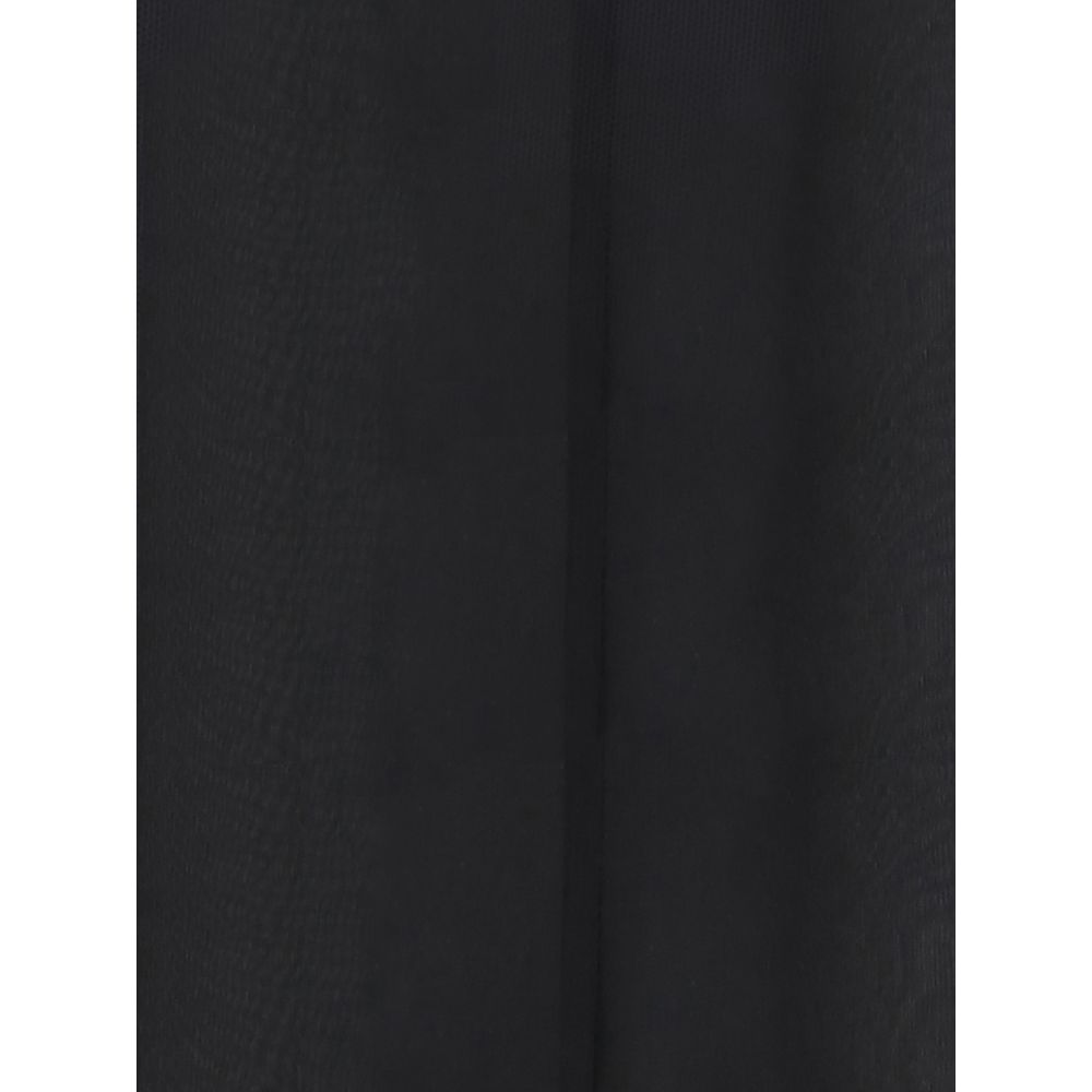 Rick Owens Langer Mantel aus Chiffon und Tüll