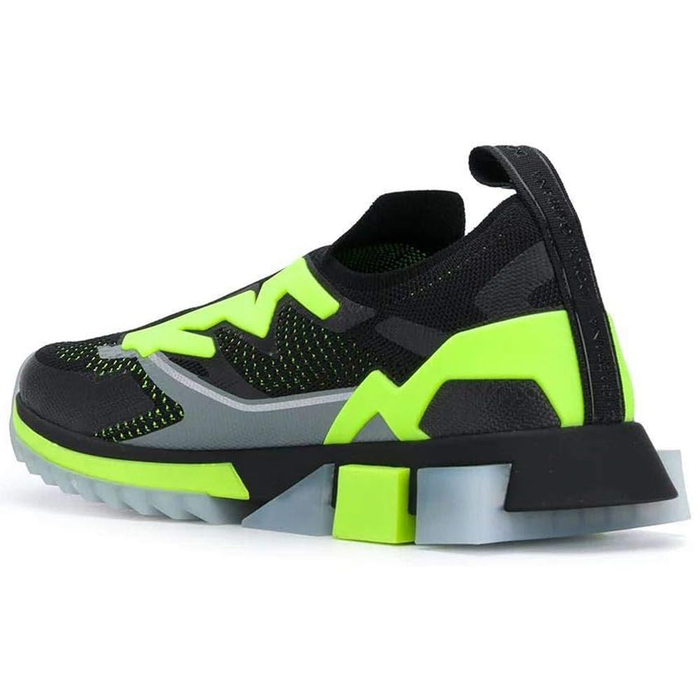 Dolce & Gabbana Schwarzer Polyester Sneaker