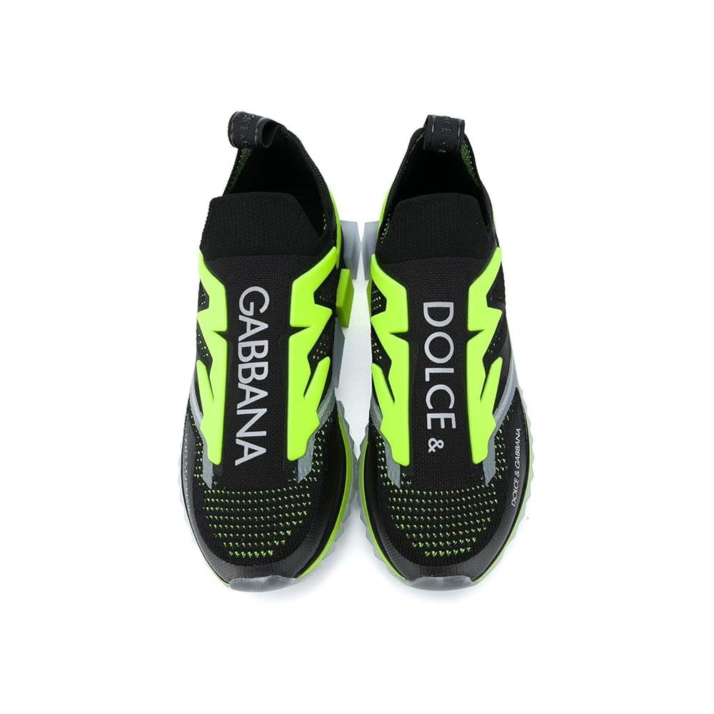Dolce & Gabbana Schwarzer Polyester Sneaker