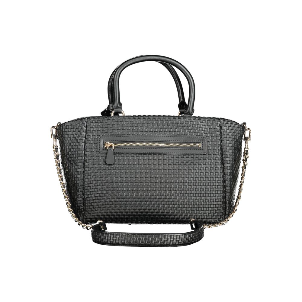 Guess Jeans Schwarz Polyethylen Frauen Handtasche