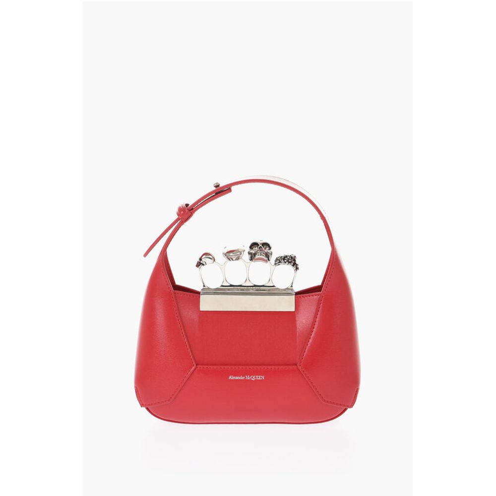 Alexander McQueen Tote Tasche aus rotem Kalbsleder