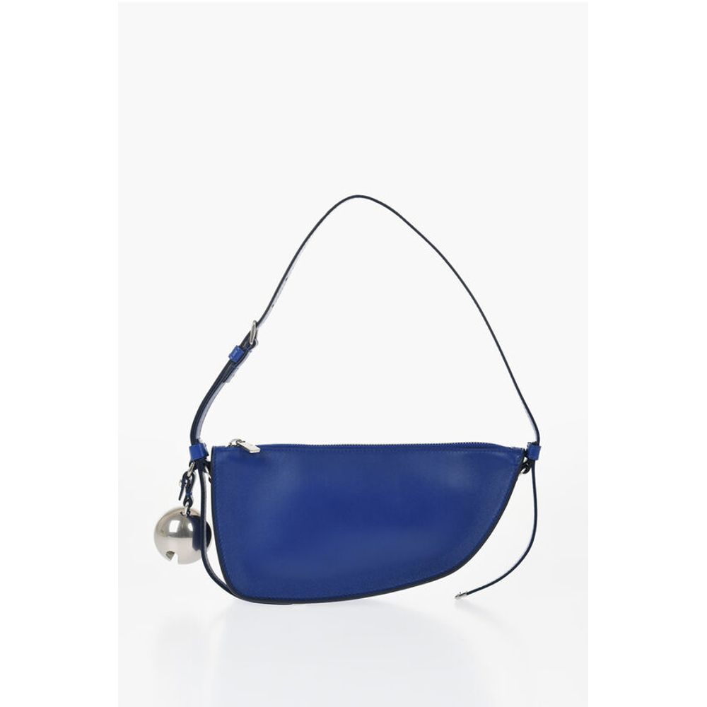 Burberry Umhängetasche aus blauem Lammfell