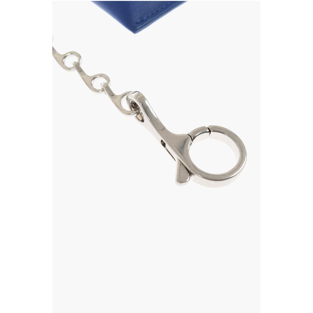 Burberry Portemonnaie aus blauem Kalbsleder