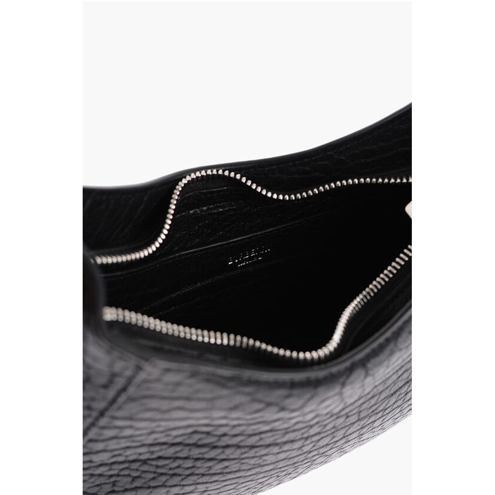Burberry Schwarze Leder-Umhängetasche