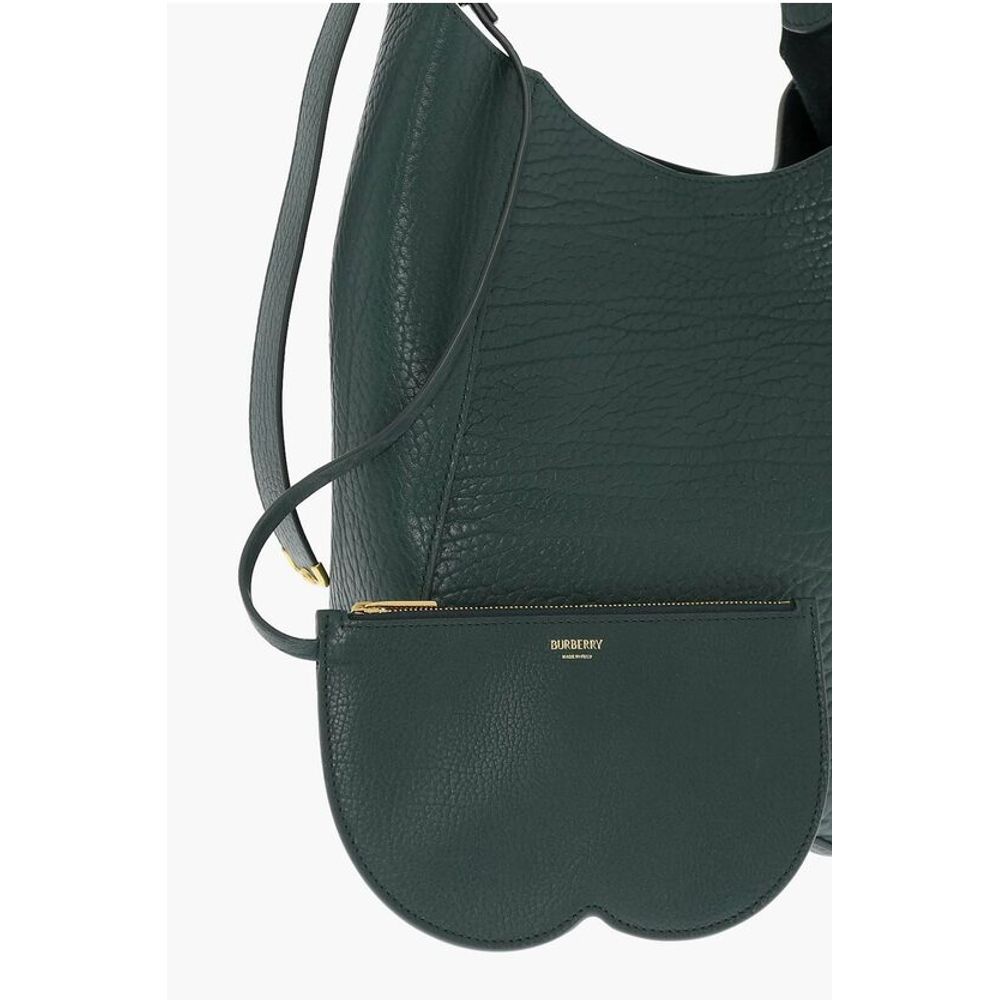 Burberry Umhängetasche aus grünem Kalbsleder