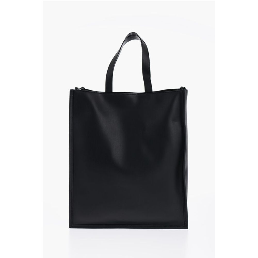 Alexander McQueen Schwarze Leder-Umhängetasche