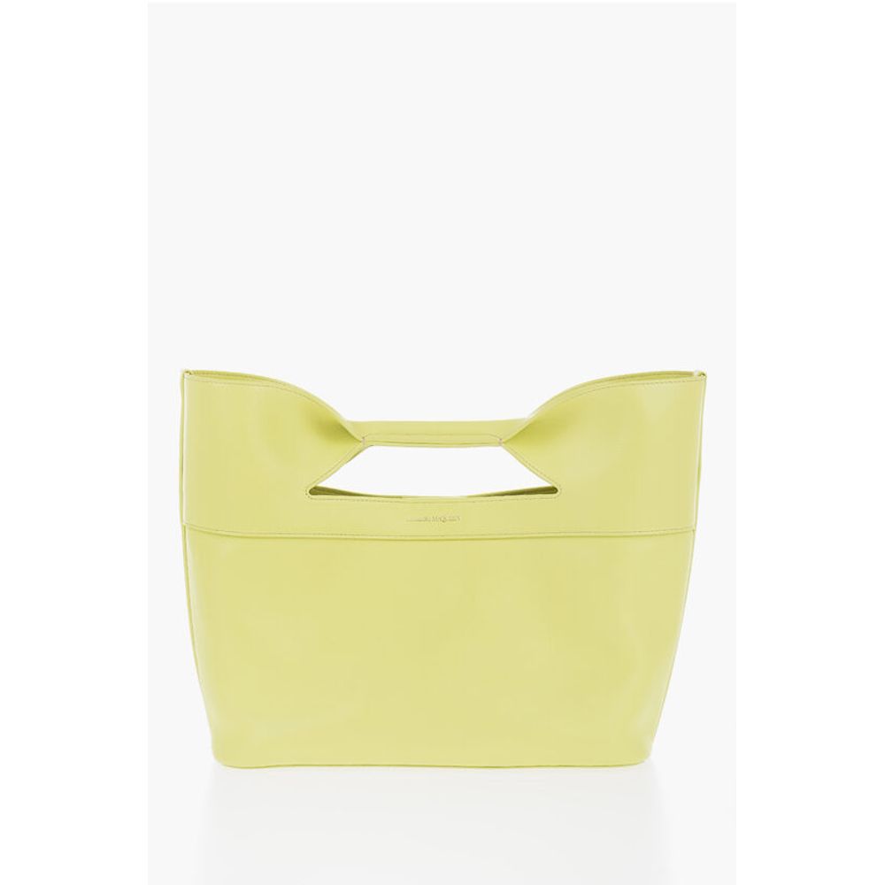 Alexander McQueen Gelbe Leder Tote Bag