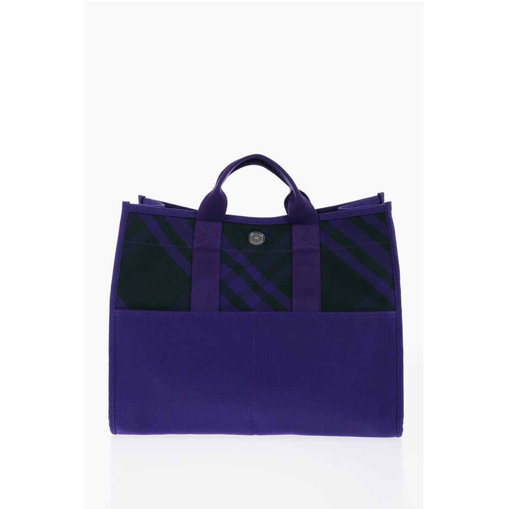 Burberry Lila Baumwolle Tote Bag