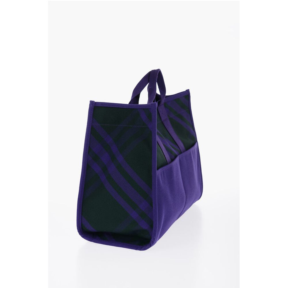Burberry Lila Baumwolle Tote Bag
