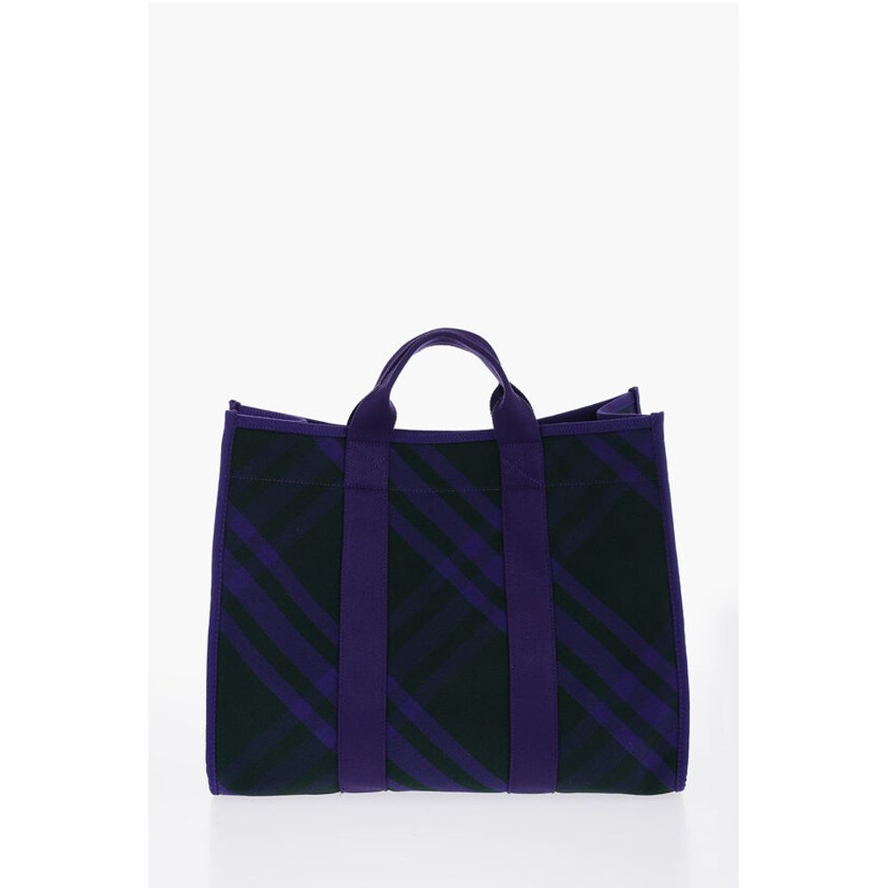Burberry Lila Baumwolle Tote Bag