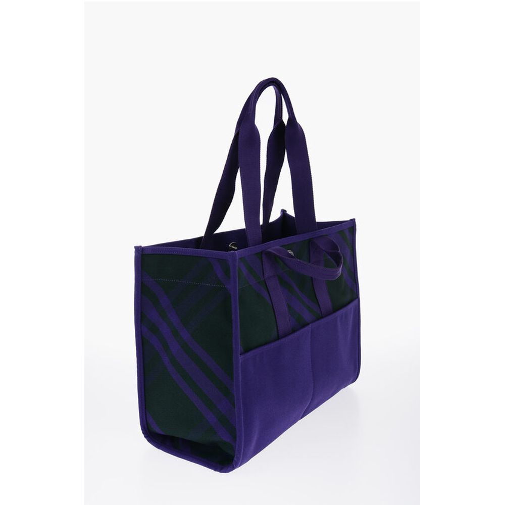 Burberry Lila Baumwolle Tote Bag