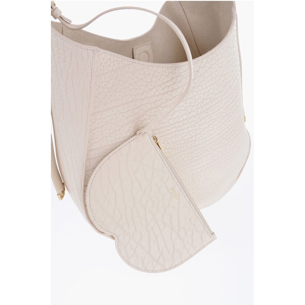 Burberry Weiße Leder-Umhängetasche
