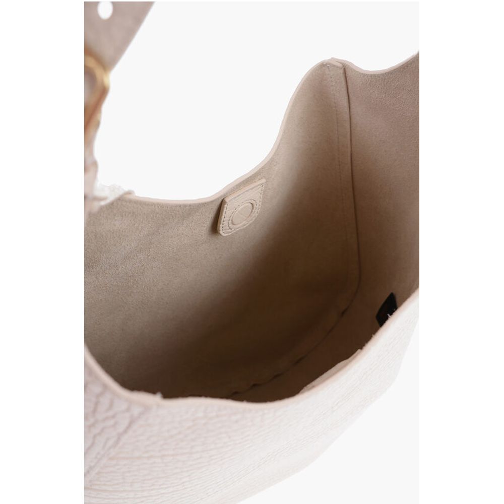 Burberry Weiße Leder-Umhängetasche