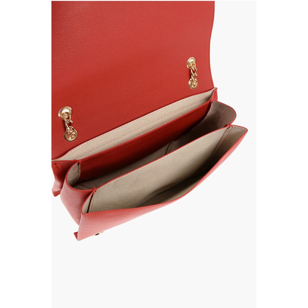 Moschino Rote Polyethylen-Umhängetasche