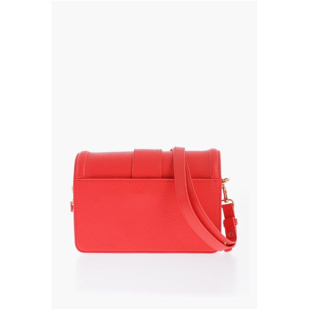 Versace Rote Polyester-Umhängetasche