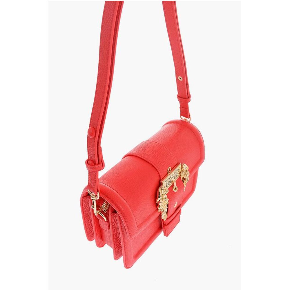 Versace Rote Polyester-Umhängetasche
